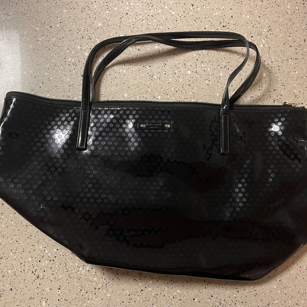 Kate Spade patten leather tote bag